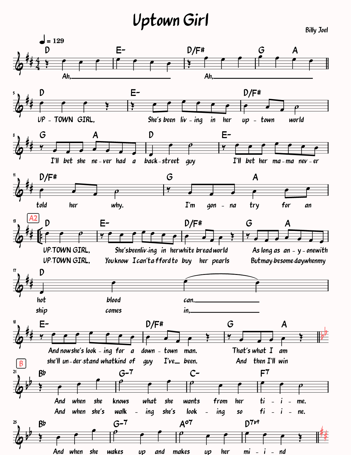Sheet Music